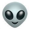 Alien emoji style
